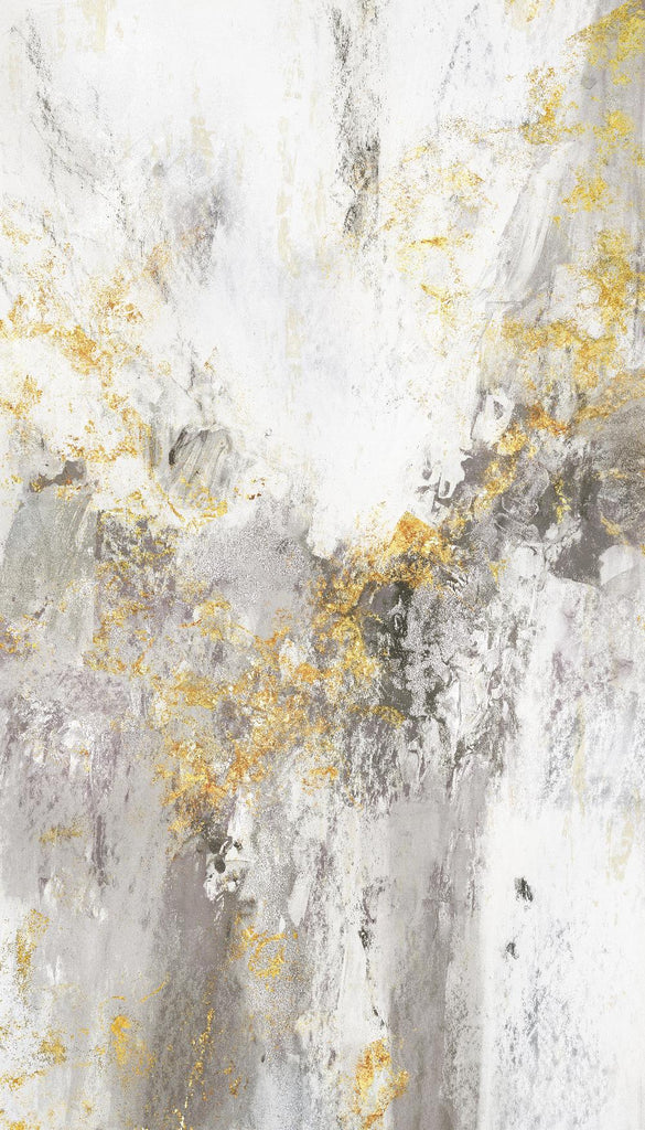 Flow White II de Jennifer Gardner sur GIANT ART - gris abstrait