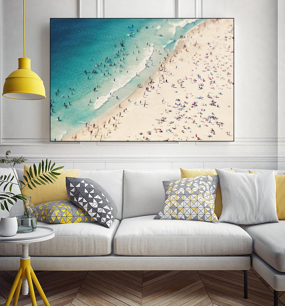 Summer Fun I par Ingrid Beddoes sur GIANT ART - beige photograpie sable