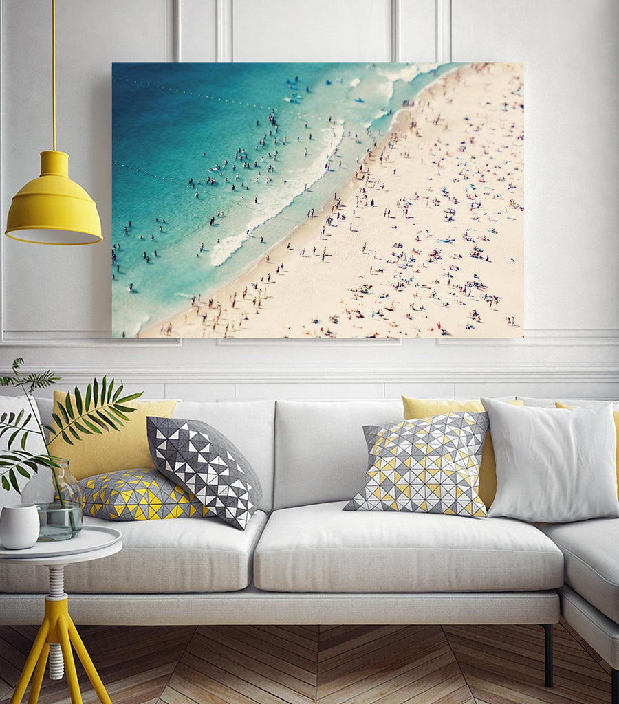 Summer Fun I par Ingrid Beddoes sur GIANT ART - beige photograpie sable