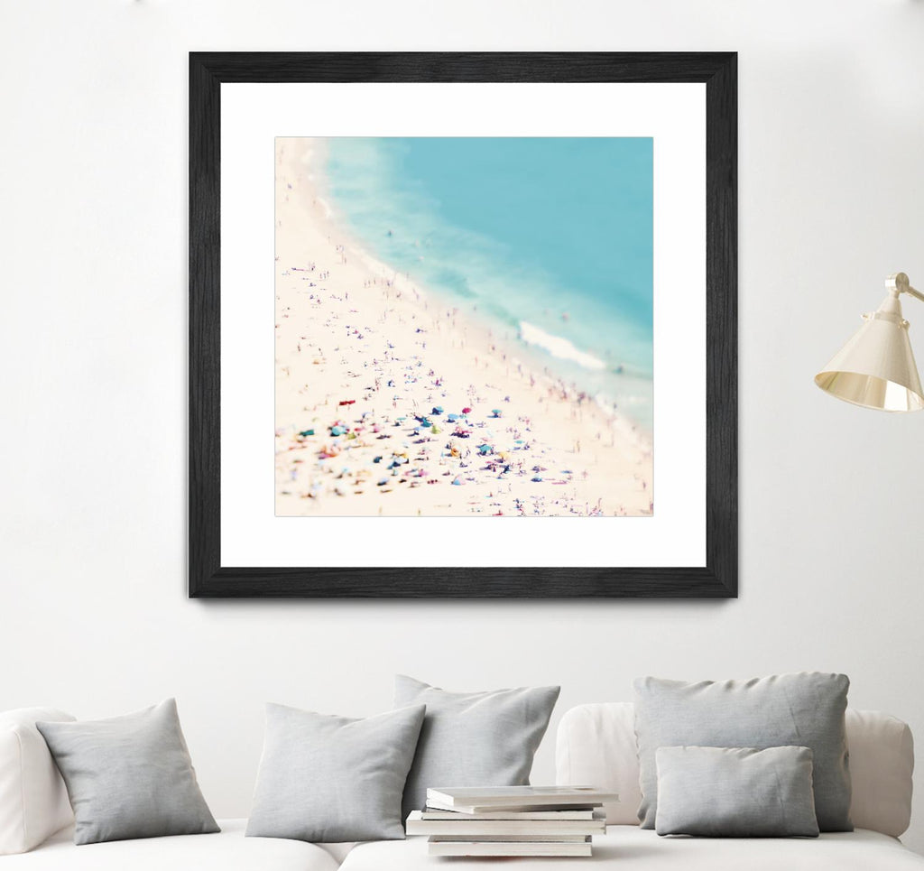 Beach Love d'Ingrid Beddoes sur GIANT ART - scène de mer beige