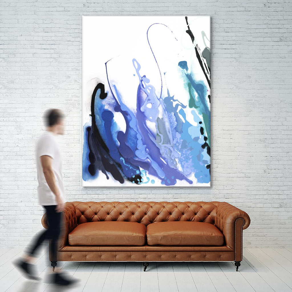 Reaching for the Sky by Joan Marie on GIANT ART - purple abstract