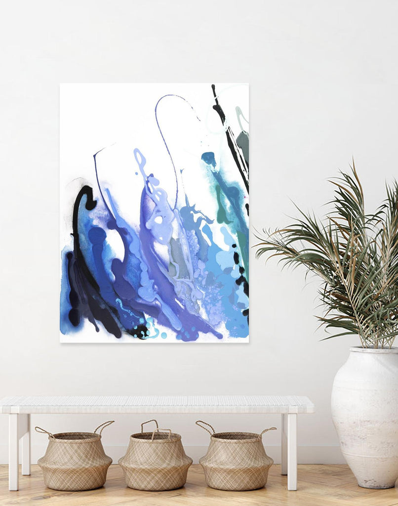 Reaching for the Sky by Joan Marie on GIANT ART - purple abstract