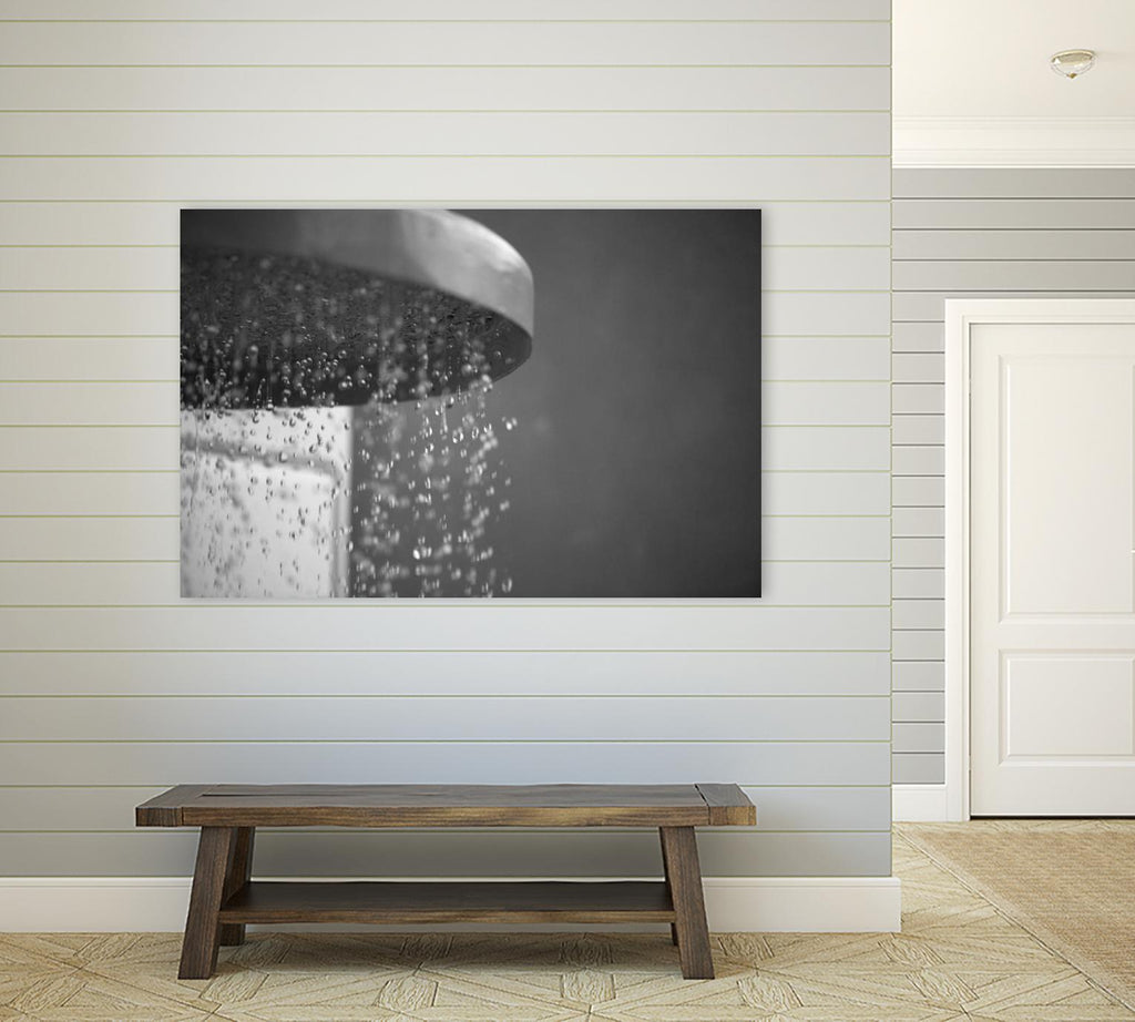 Spa Shower II par Keith Levit sur GIANT ART - salle de bain grise