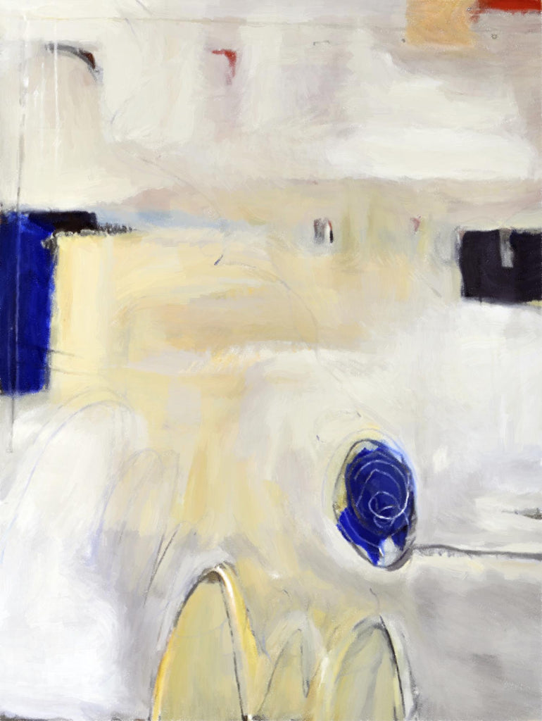 Unwind I de Mark Pulliam sur GIANT ART - abstrait bleu