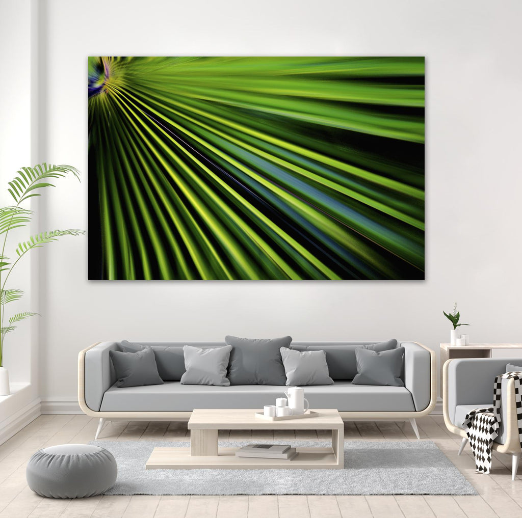 Tropical Bliss II de Norm Stelfox sur GIANT ART - art photo vert
