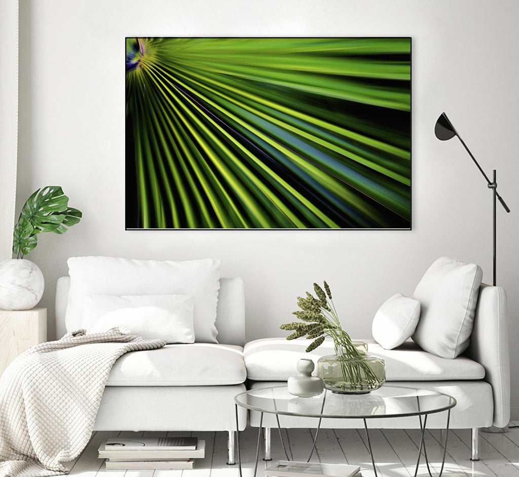 Tropical Bliss II de Norm Stelfox sur GIANT ART - art photo vert