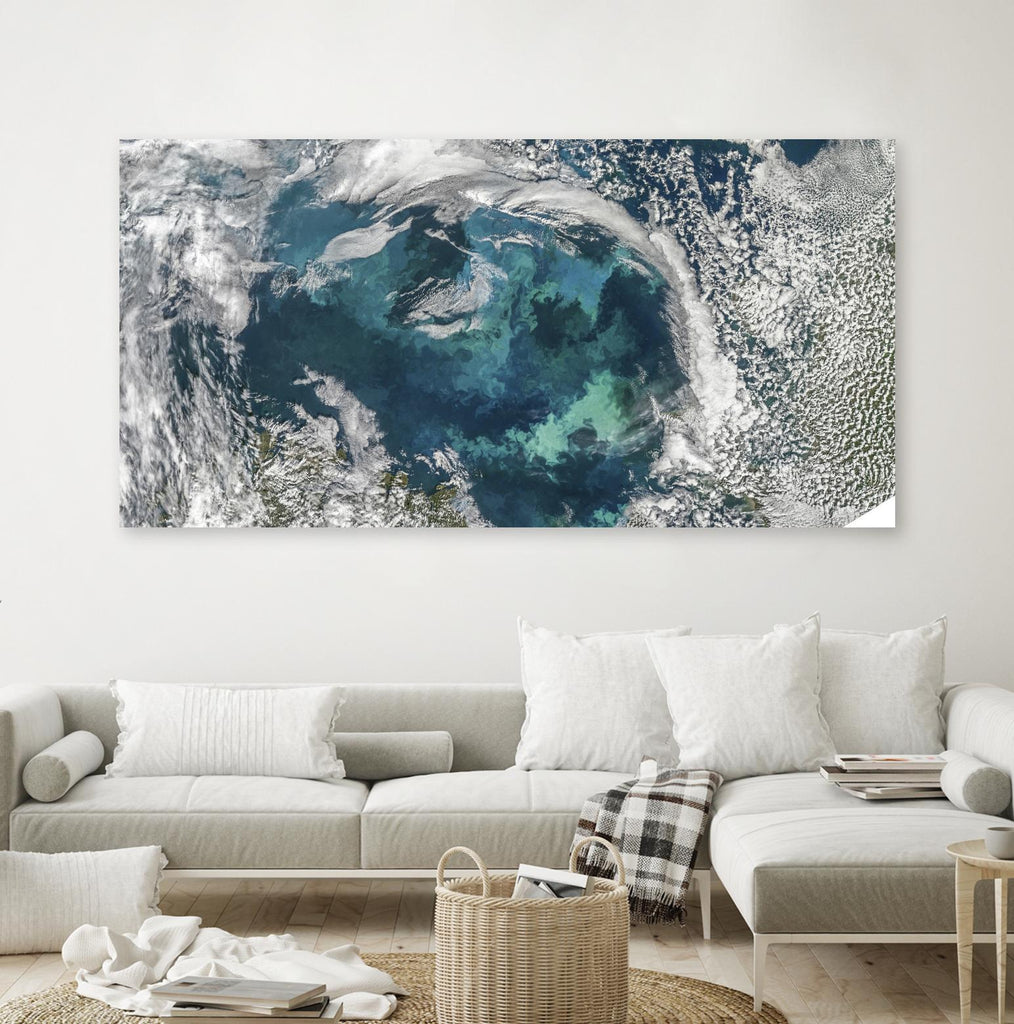 La mer de Barents par Norm Stelfox sur GIANT ART - abstrait blanc