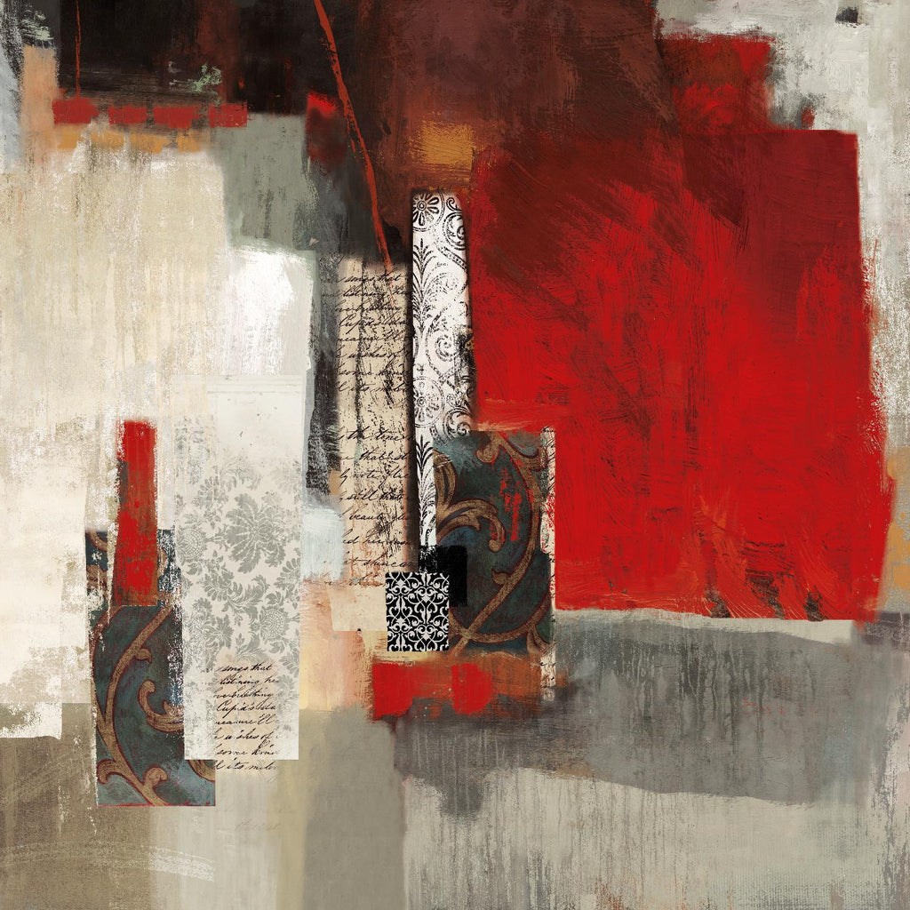 Crimson Tide de PI Studio sur GIANT ART - abstrait beige