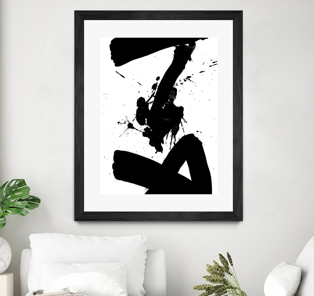 Ink Blot IV by PI Galerie on GIANT ART - white abstract