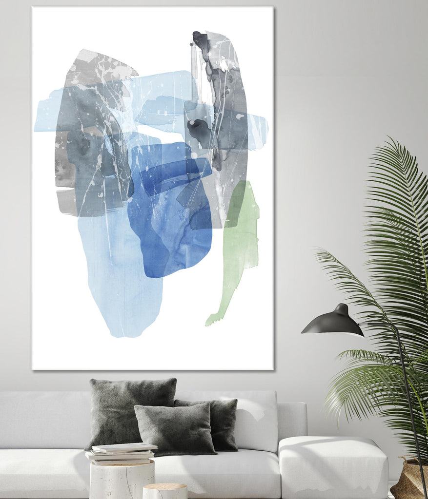 Sky Composition I par PI Studio sur GIANT ART - abstrait bleu