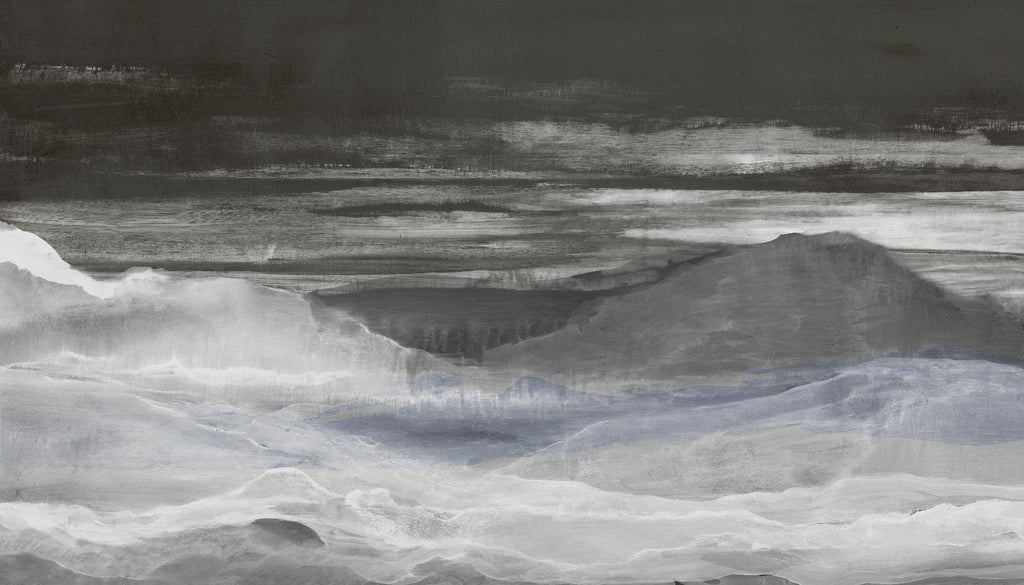 Black Rock par PI Studio sur GIANT ART - abstrait blanc