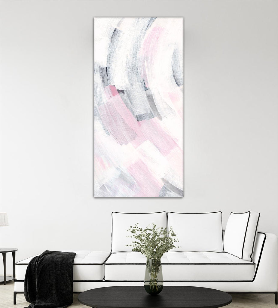 Neutral Breeze I par PI Studio sur GIANT ART - abstrait rose