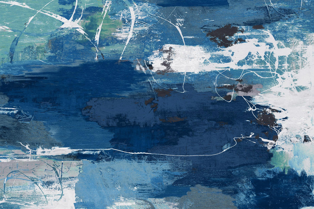 Blue Abstractions par PI Studio sur GIANT ART - abstrait cyan