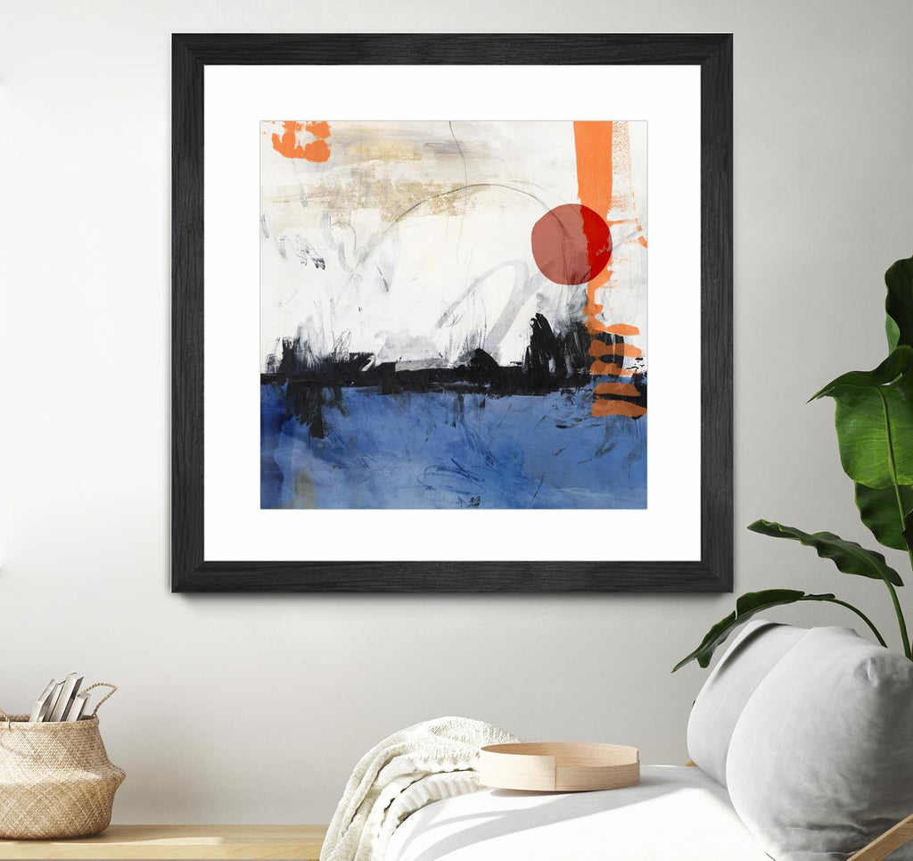 Midnight Rise I par PI Studio sur GIANT ART - abstrait orange