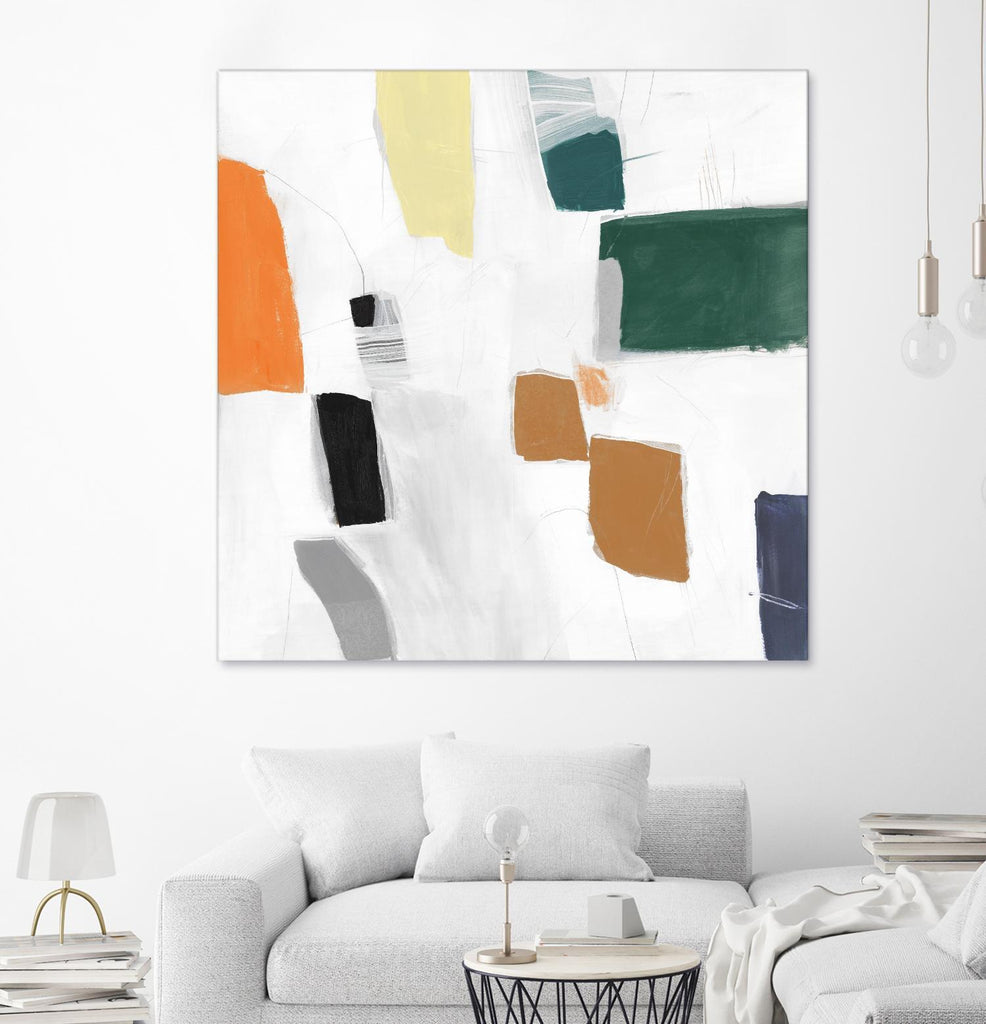 Reflecting Love I by PI Studio on GIANT ART - orange abstract abstract