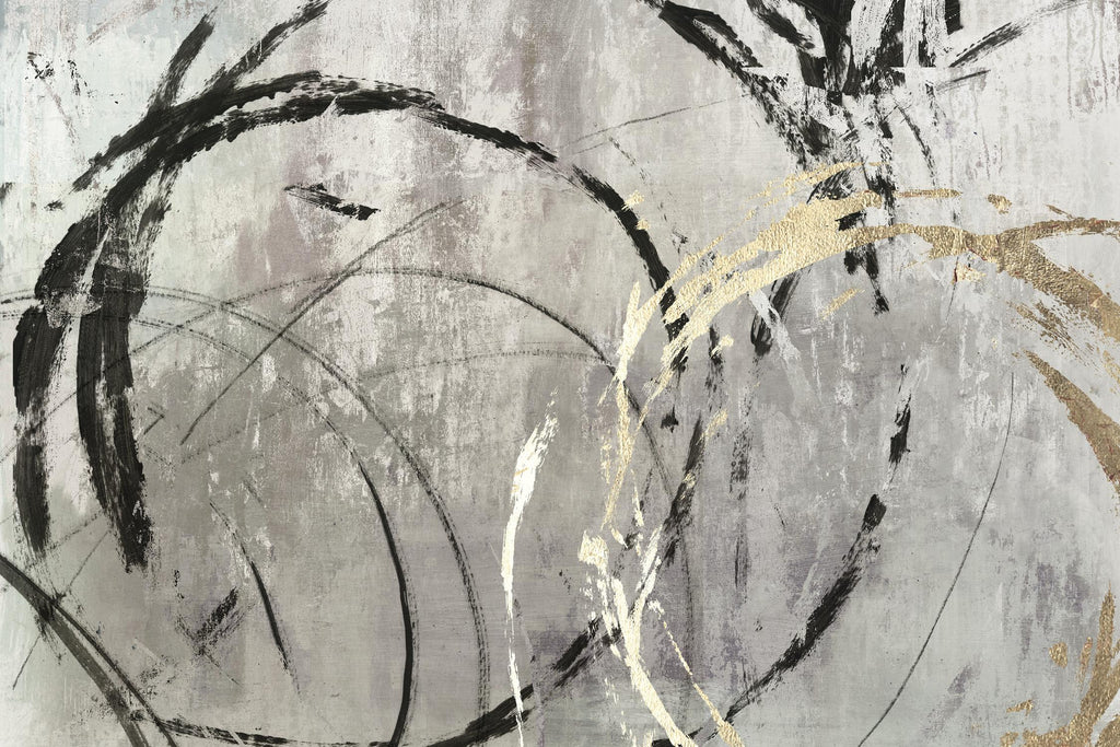 Grey Abstract I par PI Studio sur GIANT ART - abstrait noir