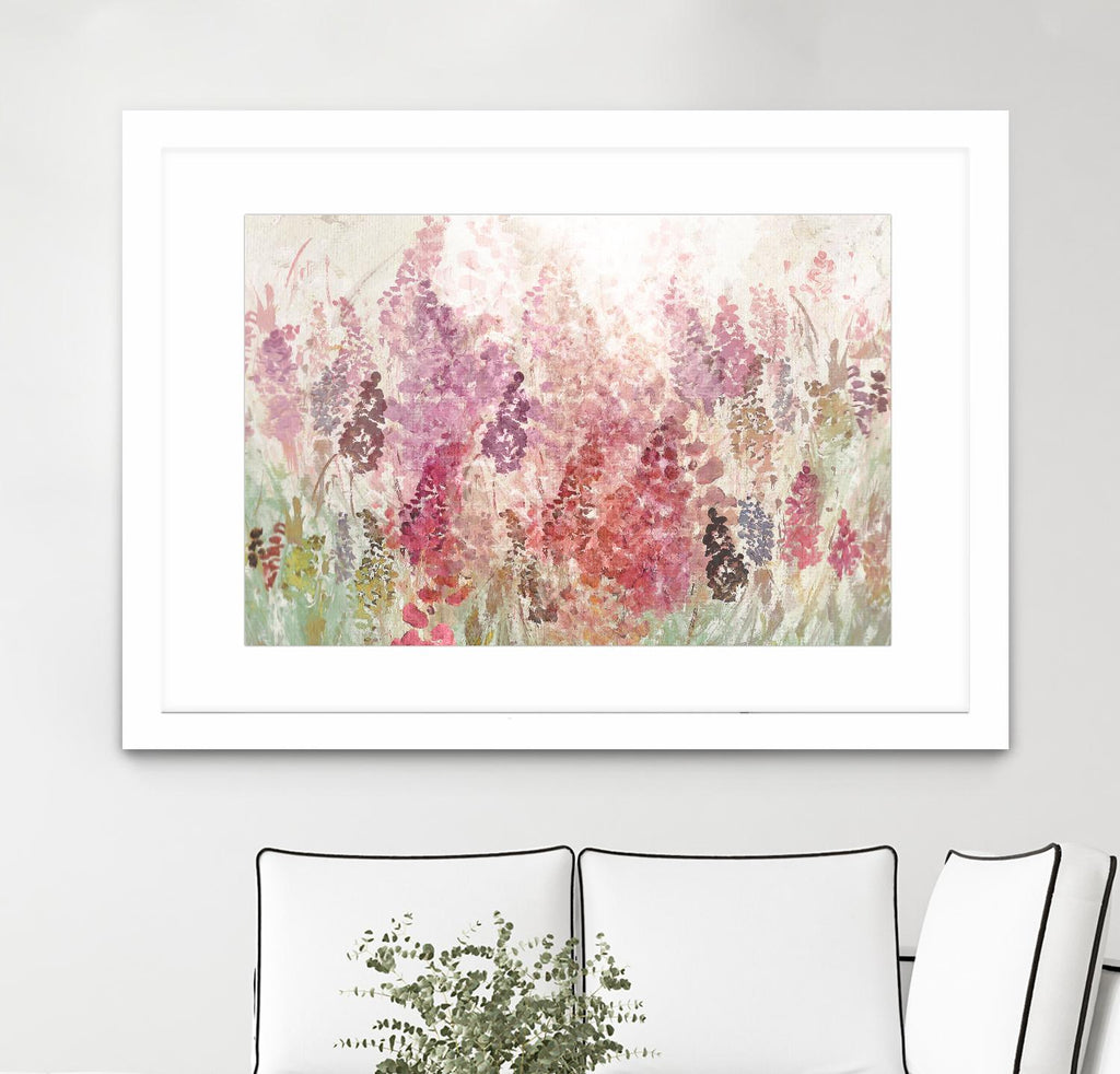 Summer Haze by Ruth Palmer on GIANT ART - pink flowers