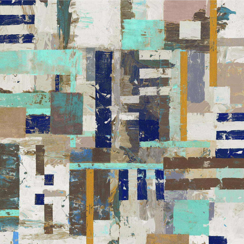 Acres I par Edward Selkirk sur GIANT ART - abstrait bleu