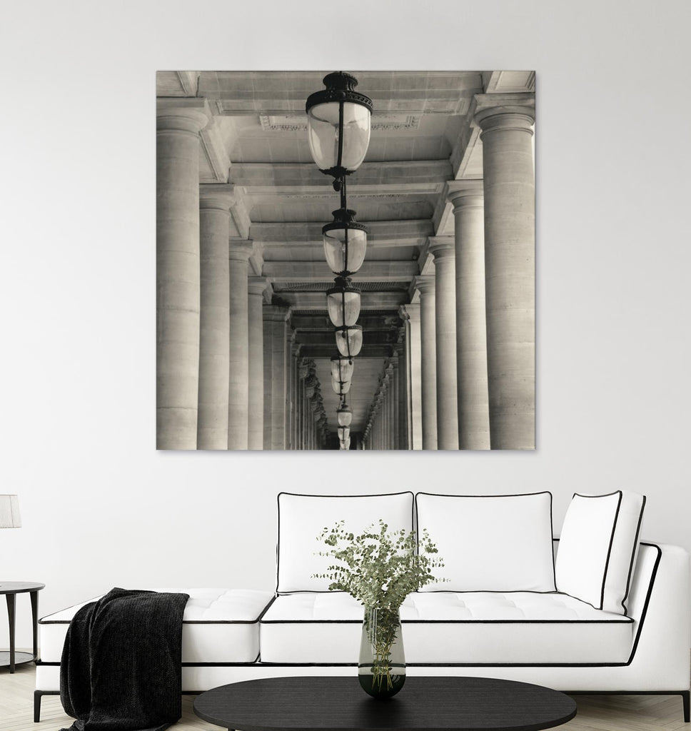Corridor I par YK Studio sur GIANT ART - perspective architecturale noire