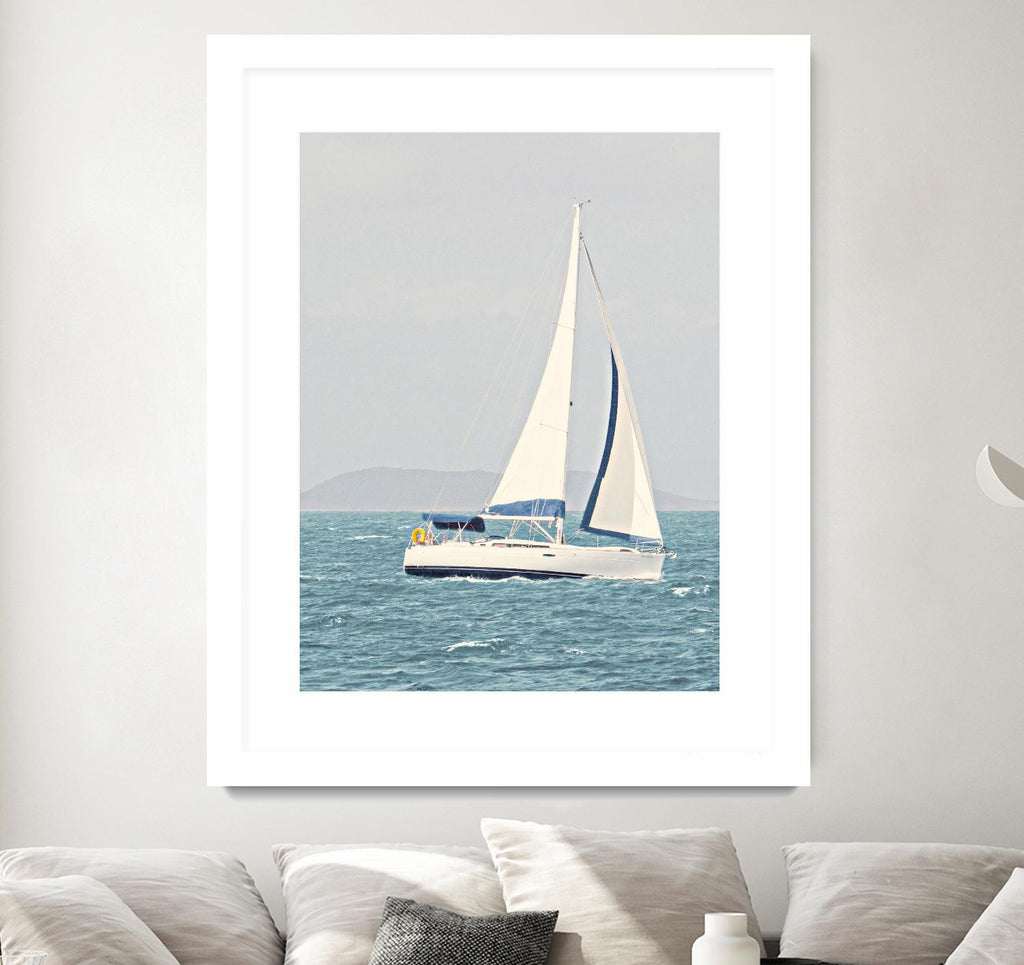 Sailing The Ocean de Kathy Mansfield sur GIANT ART - littoral 