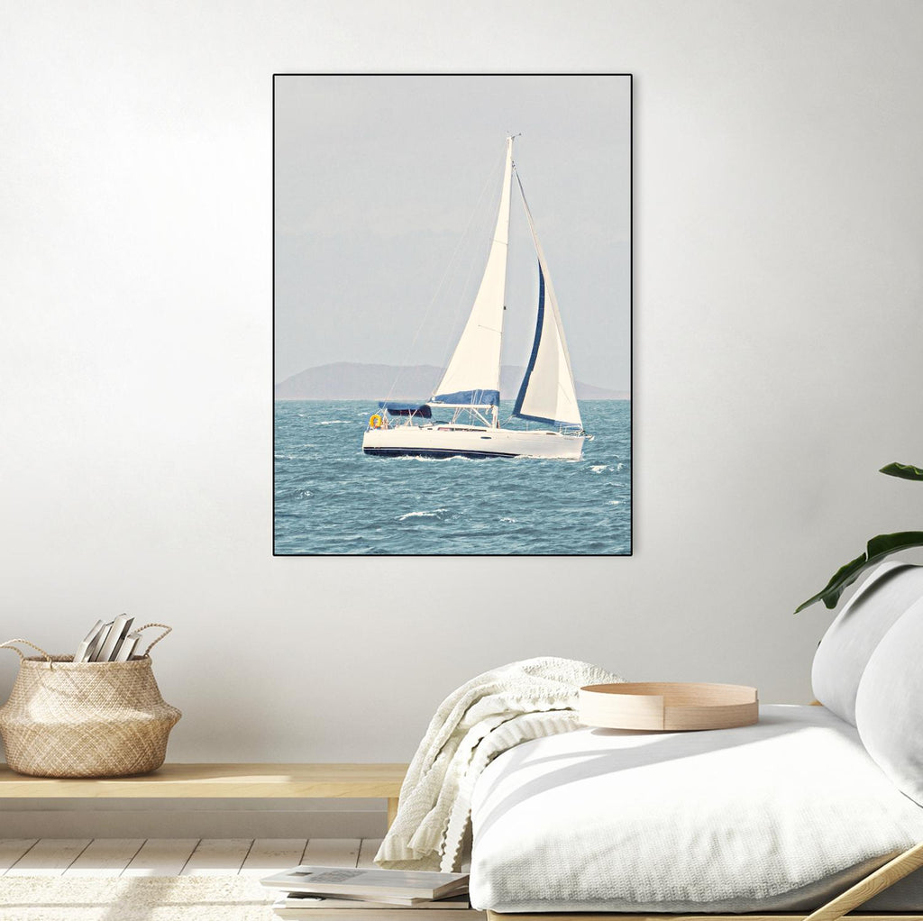 Sailing The Ocean de Kathy Mansfield sur GIANT ART - littoral 