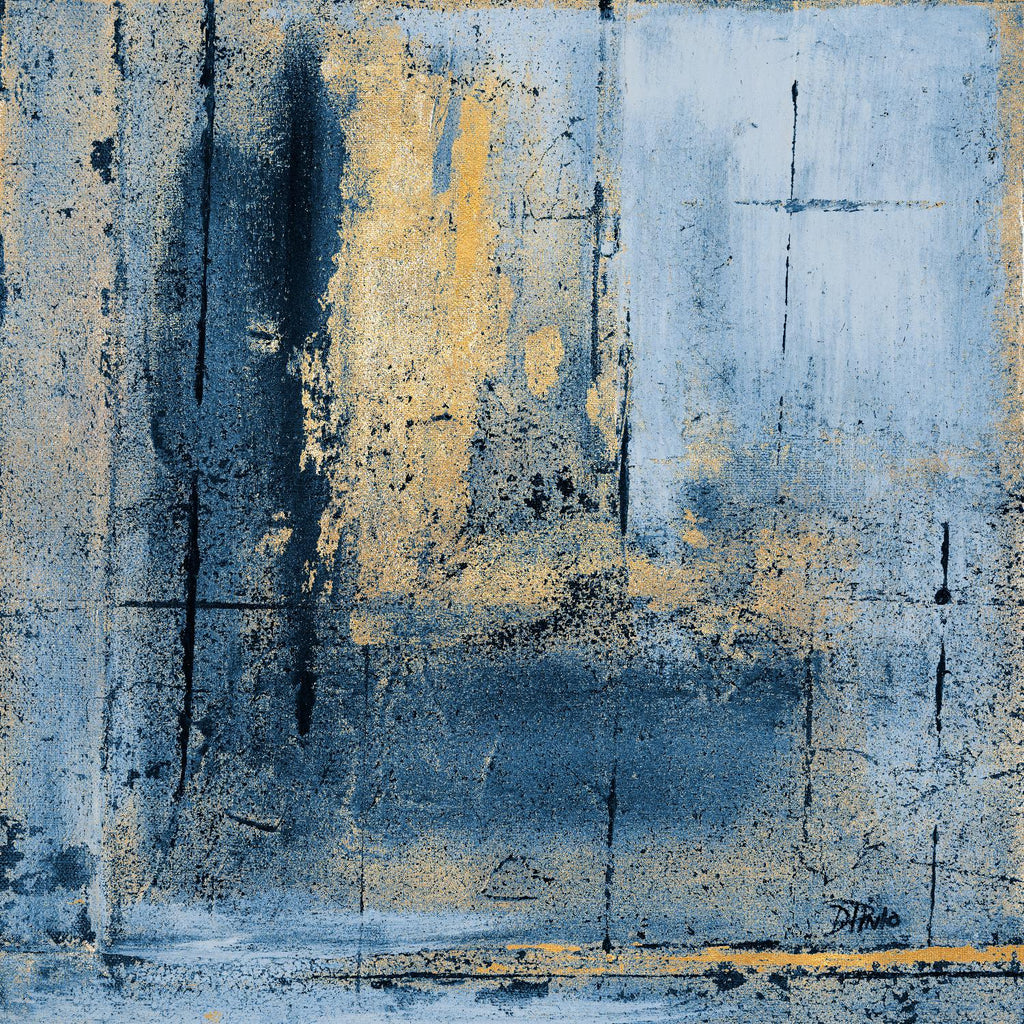 Golden Blues I de Patricia Pinto sur GIANT ART - abstrait 