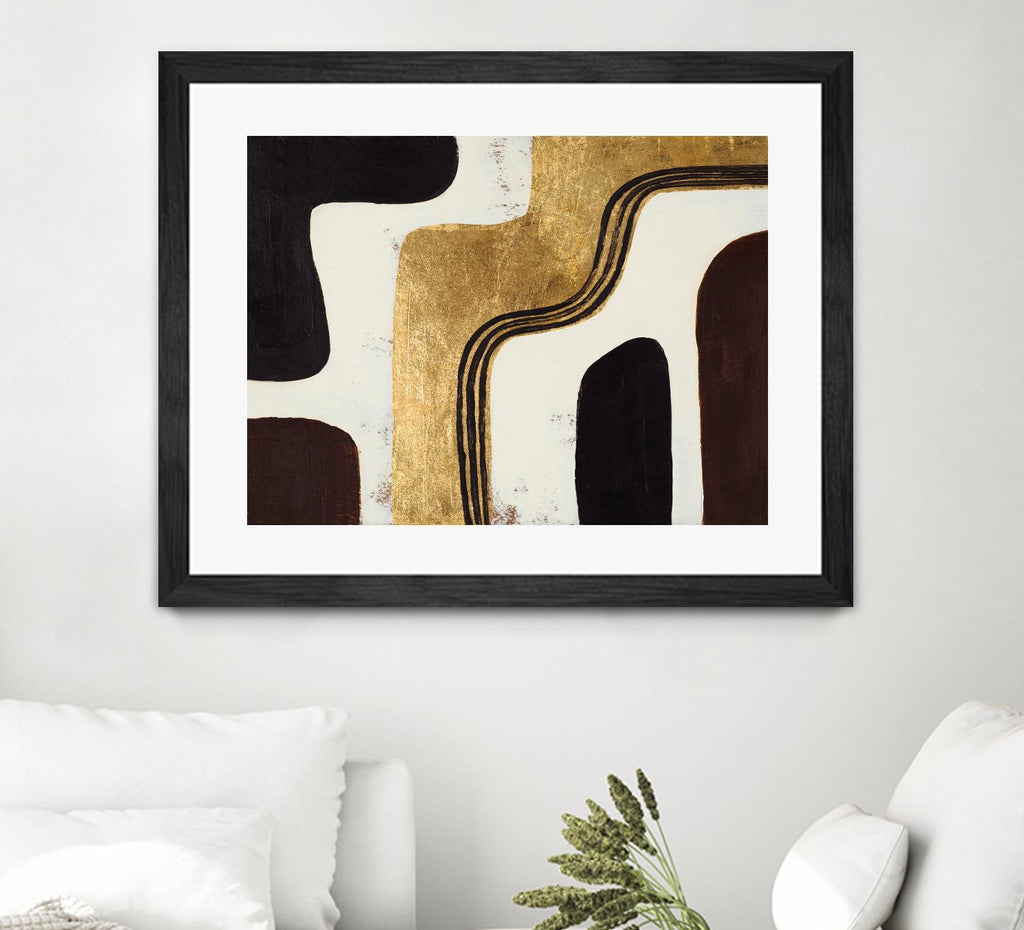 Retro Africa by Patricia Pinto on GIANT ART - gold Abstract
