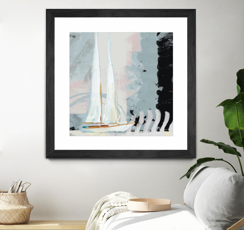 Boat Sailing II par Dan Meneely sur GIANT ART - littoral 