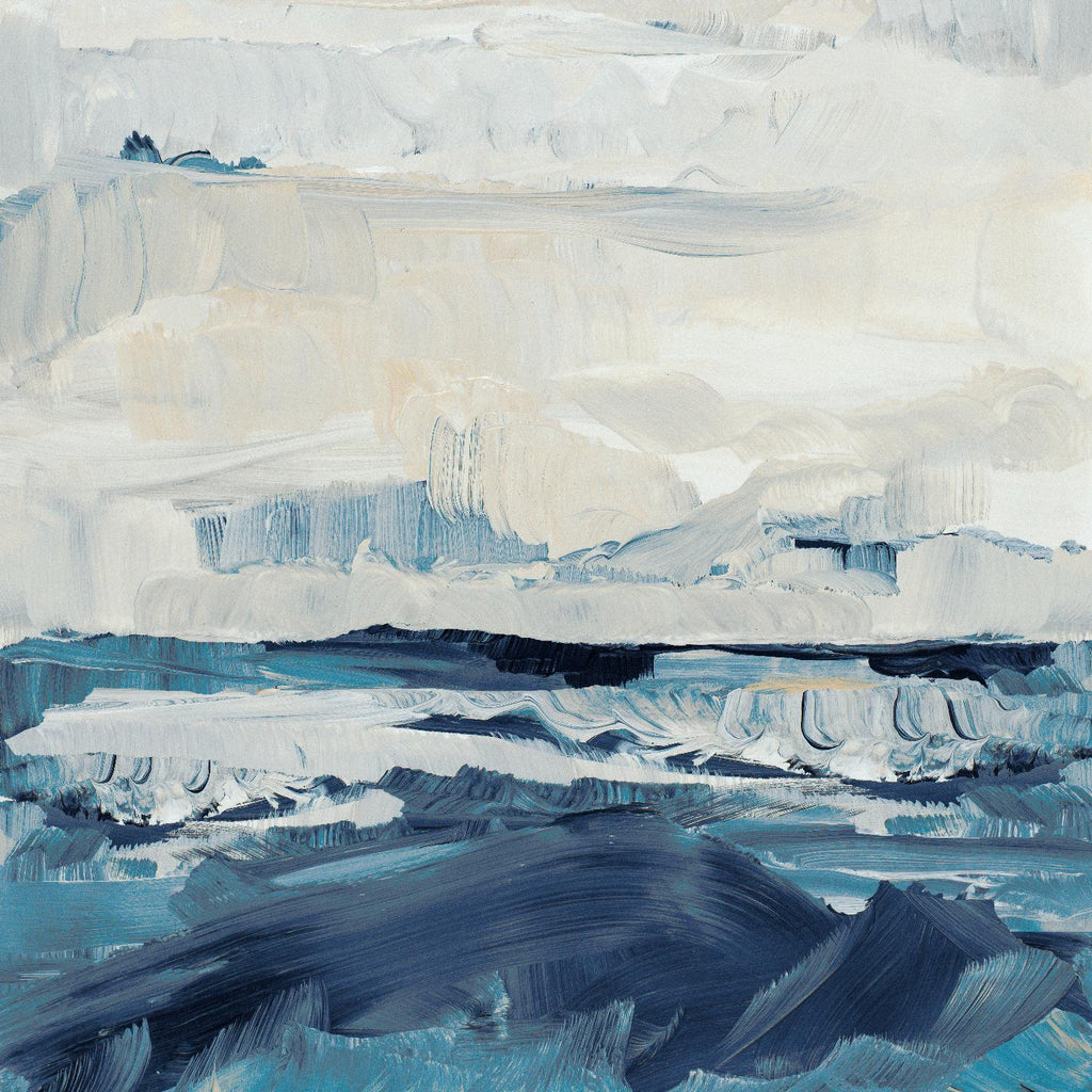 Freedom of the Blue Sea II de Lanie Loreth sur GIANT ART - abstraction côtière