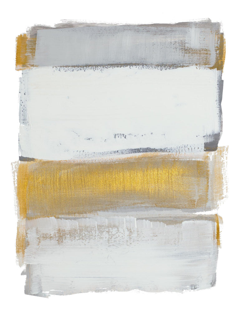 Shades of Golden Gray de Lanie Loreth sur GIANT ART - or abstrait