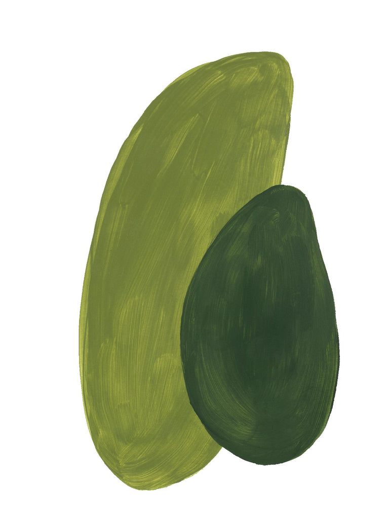 Formes vertes de Patricia Pinto sur GIANT ART - abstrait décoratif