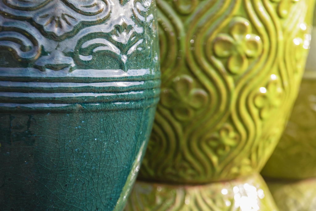 Pottery de Nancy Crowell sur GIANT ART - art photo vert