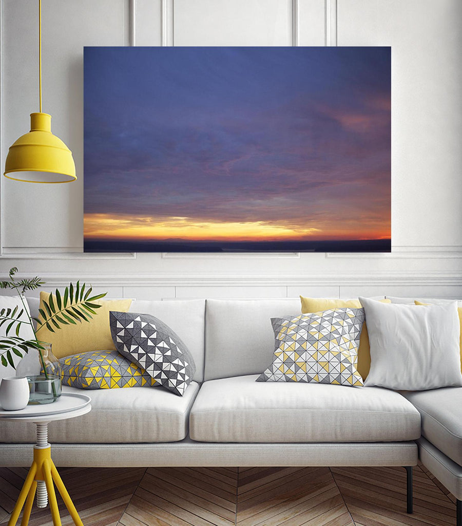 Cloudy View par Aaron Matheson sur GIANT ART - paysage jaune