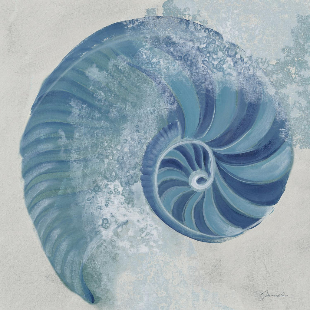 Sea Foam IV V1 de Liz Jardine sur GIANT ART - blues de la mer