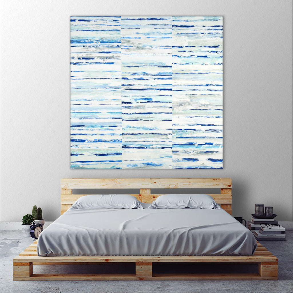 Morning Surf de Randy Hibberd sur GIANT ART - abstrait blanc