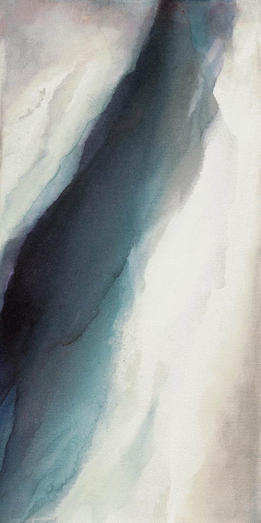 A Hui Hou par Kippi Leonard sur GIANT ART - Blancs et crèmes fluides abstraits bleus