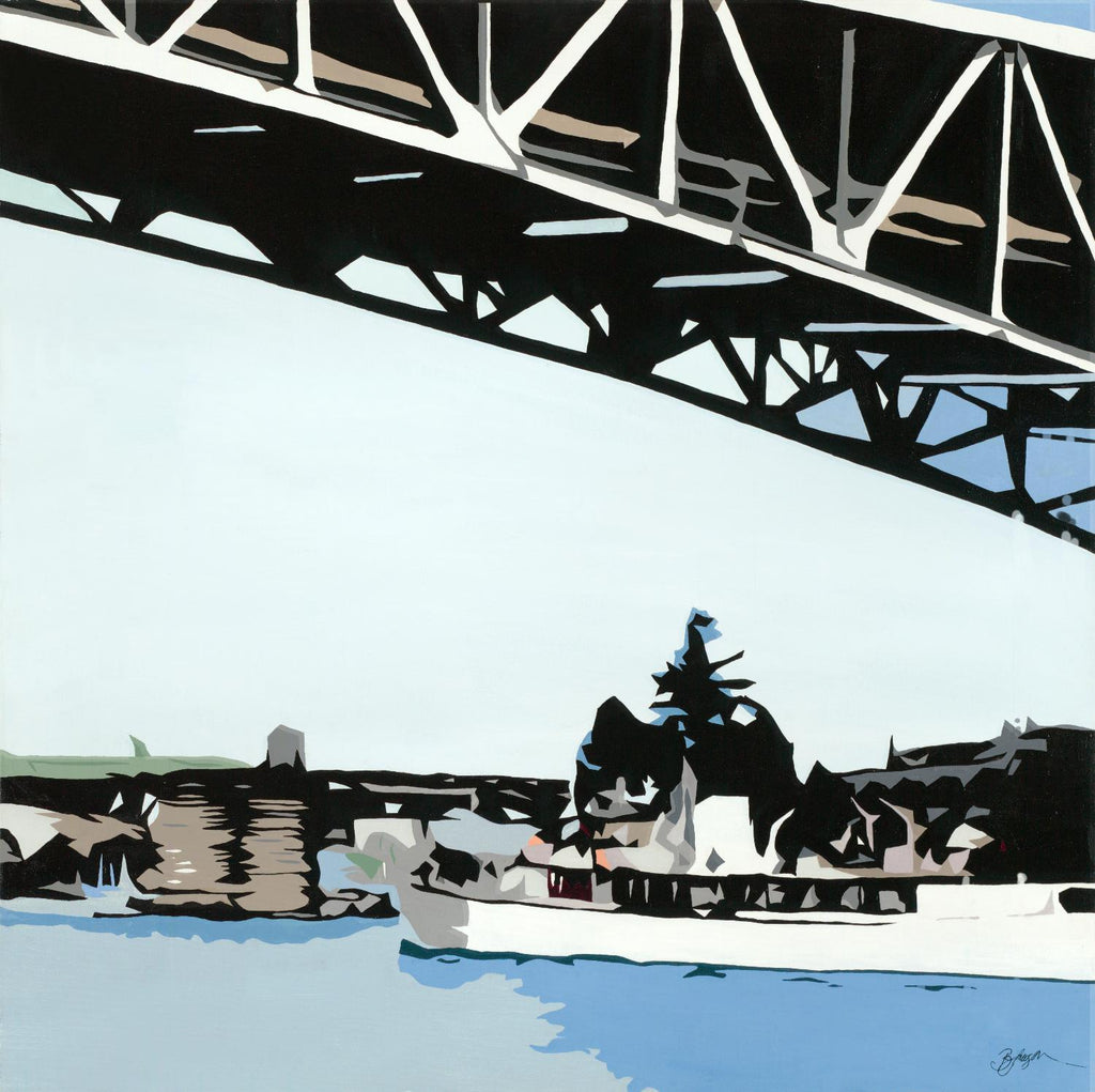 To The Cut de Beth Ann Lawson sur GIANT ART - blues pont côtier