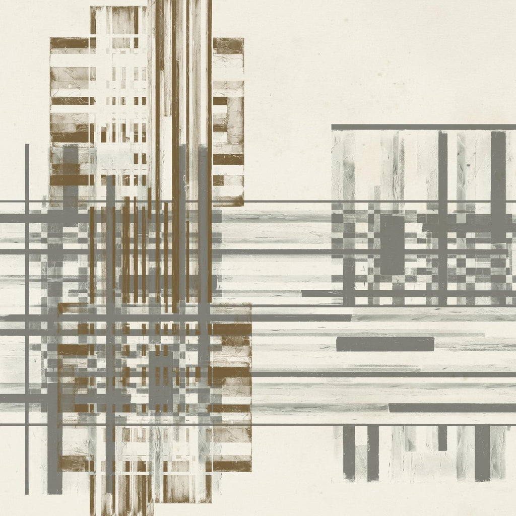 Matrix Illusion I by Jennifer Goldberger on GIANT ART - brown abstract
