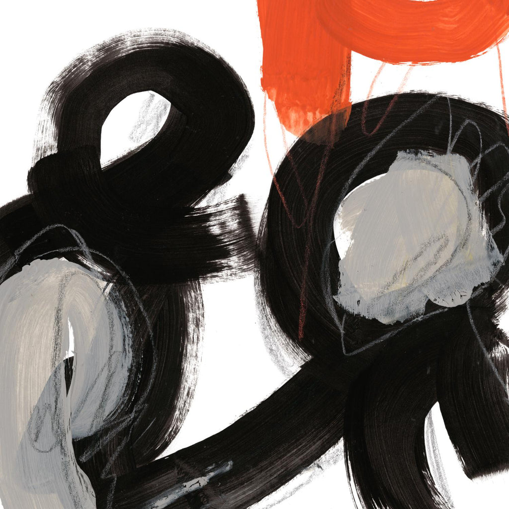 Chromatic Impulse VII de June Erica Vess sur GIANT ART - orange abstrait