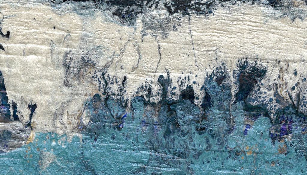 Détroit de Béring I par Alicia Ludwig sur GIANT ART - abstrait bleu