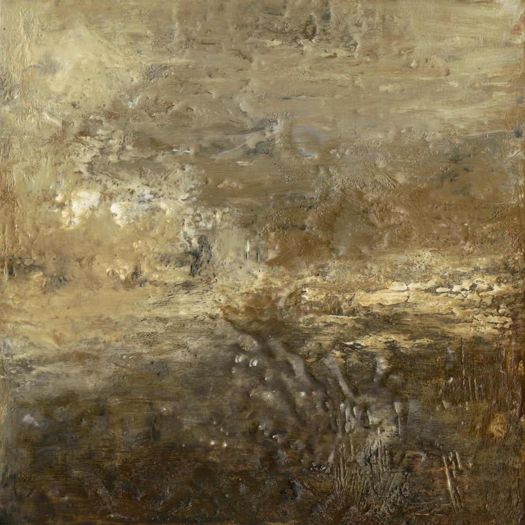 Marais tranquille II par Sharon Gordon sur GIANT ART - abstrait brun
