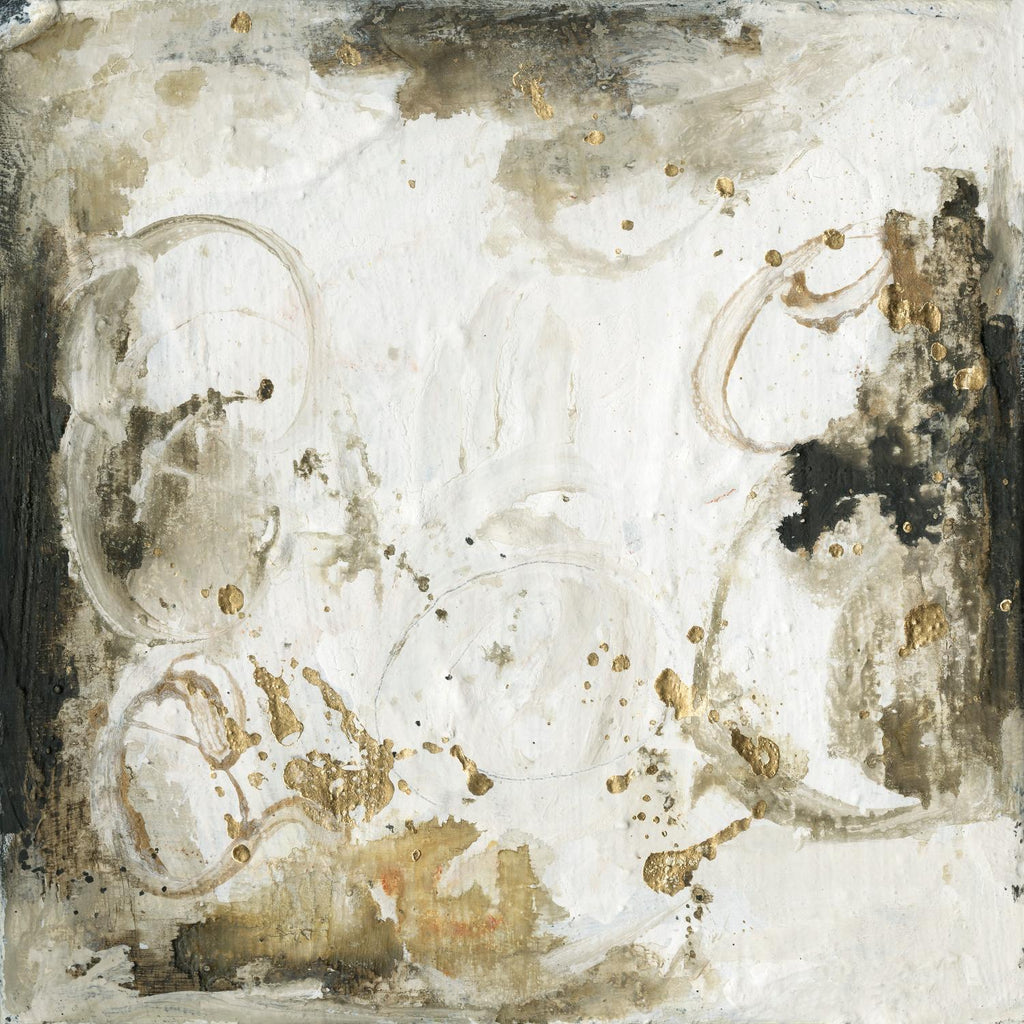 Amitié III par Joyce Combs sur GIANT ART - abstraction dorée
