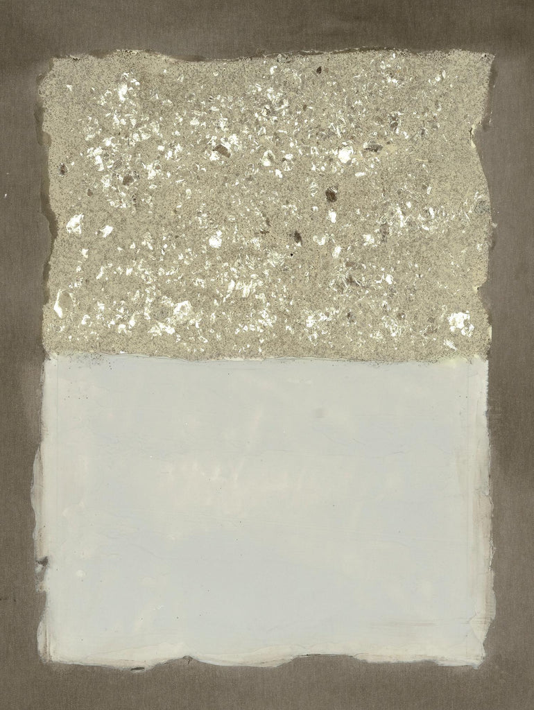 Compaction I par Vanna Lam sur GIANT ART - abstrait argenté