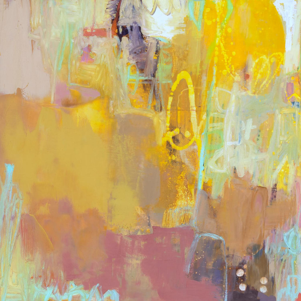 Maez II par Sue Jachimiec sur GIANT ART - abstrait beige
