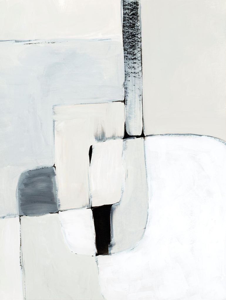 Soft Spoken I par Victoria Barnes sur GIANT ART - abstrait beige