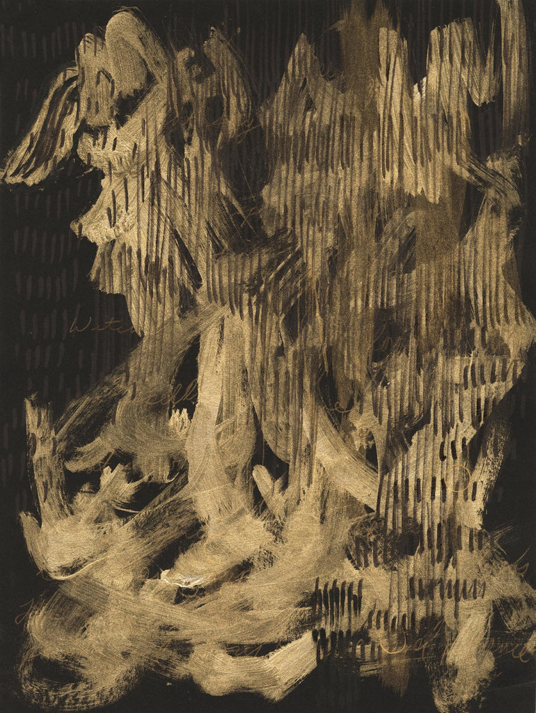 Witchery par Lori Arbel sur GIANT ART - abstraction dorée