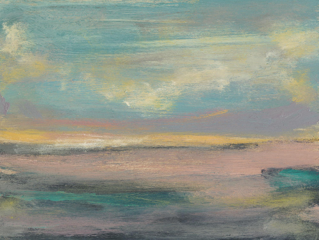 Sunset Study VI par Jennifer Goldberger sur GIANT ART - abstrait rose
