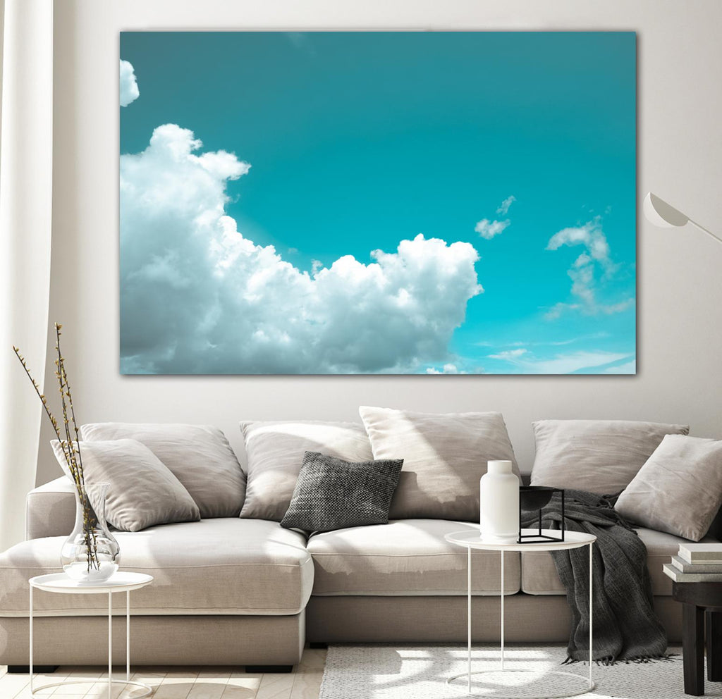 Blue sky par Pexels sur GIANT ART - art photo blanc