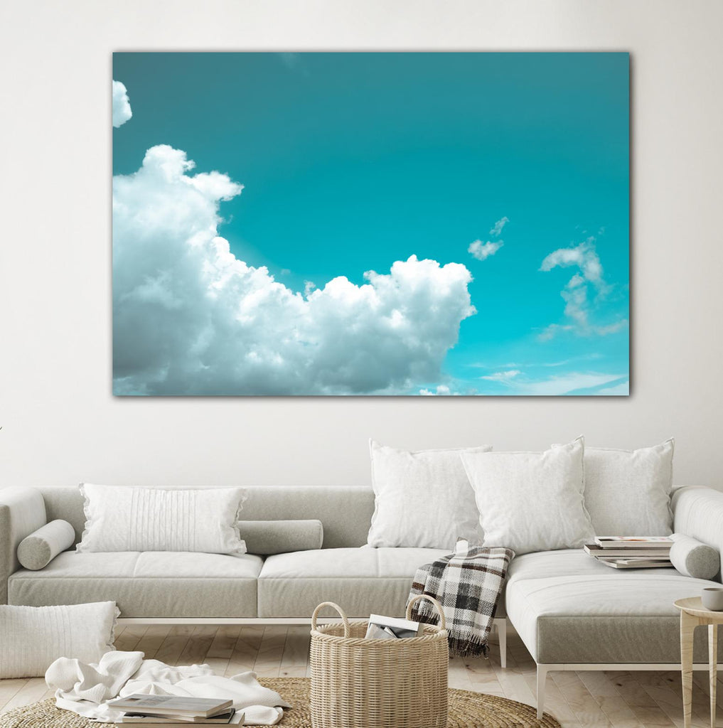 Blue sky par Pexels sur GIANT ART - art photo blanc