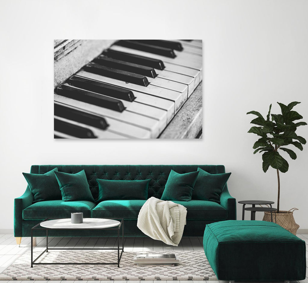Piano vintage par Pexels sur GIANT ART - loisirs blancs